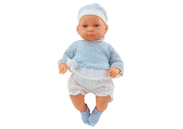 Baby Doll 46 cm Blue Pacifier Hat Socks