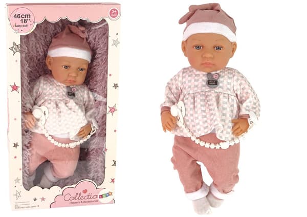 Baby Doll 46 cm Blue Pacifier Hat Socks