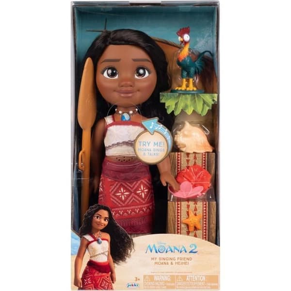 Docka - Disney - Vaiana - 38 cm - Sångerska - Glittrande ögon