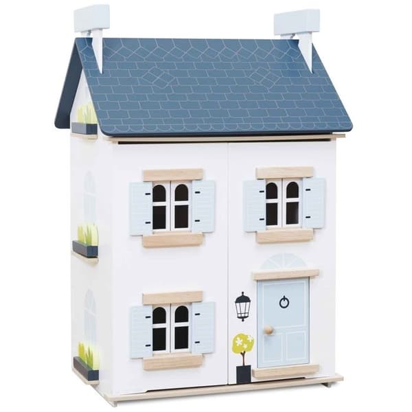 Dockskåp - Le Toy Van - Sky - Naturligt trä - Pastellblått - från 3 år och uppåt