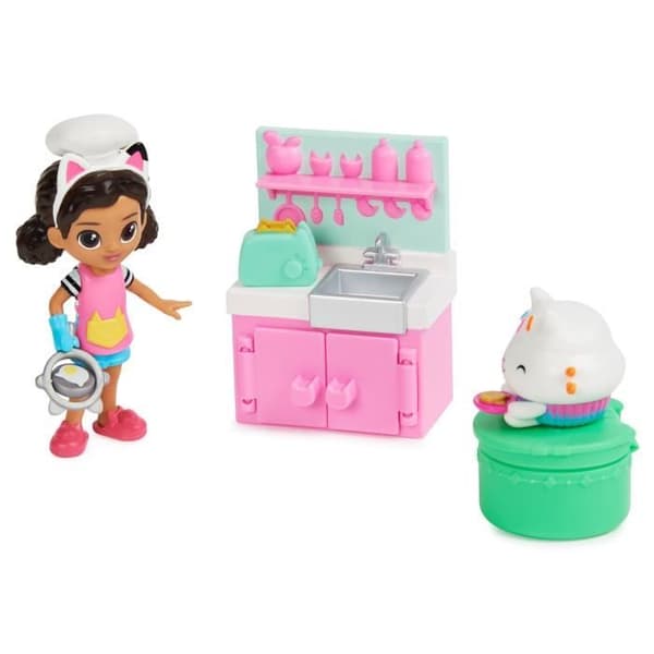 Spin Master 6066483 Gabby's Dollhouse - "Lunch and Munch" köksset