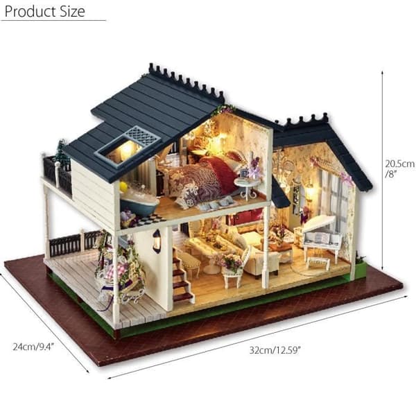 Dockhus - DIY - A-032-A - LED - Flerfärgad - Provence