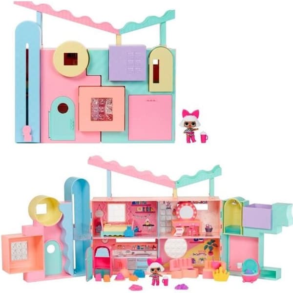 LOL. Surprise - Dollhouse Squish Sand - Återanvändbar Magic Sand - För 7,5 cm dockor
