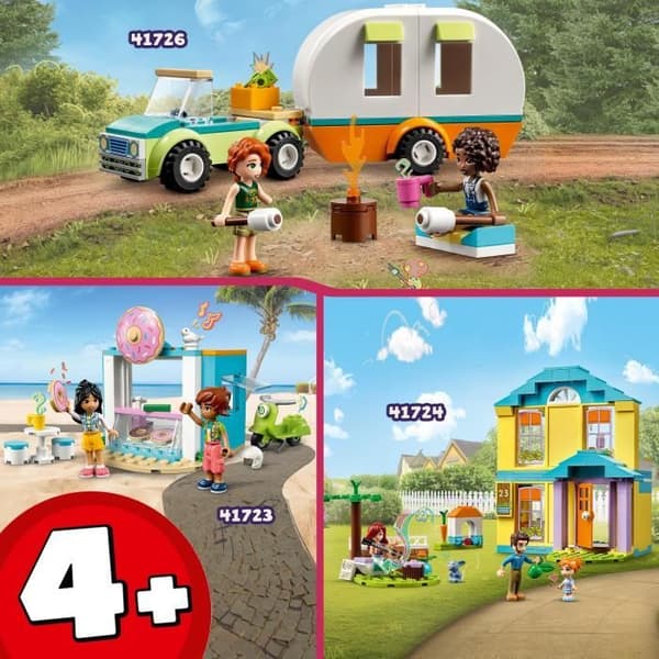 LEGO Friends 41724 Paisleys hus, leksak för barn 4 år, med tillbehör och minidockor