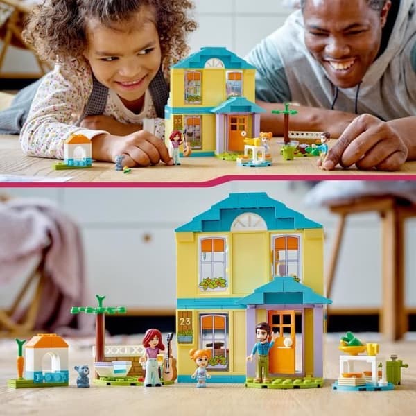 LEGO Friends 41724 Paisleys hus, leksak för barn 4 år, med tillbehör och minidockor