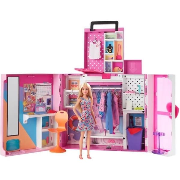 Barbie®-docka och Deluxe dressingbox, över 60 cm, från 3 år HGX57