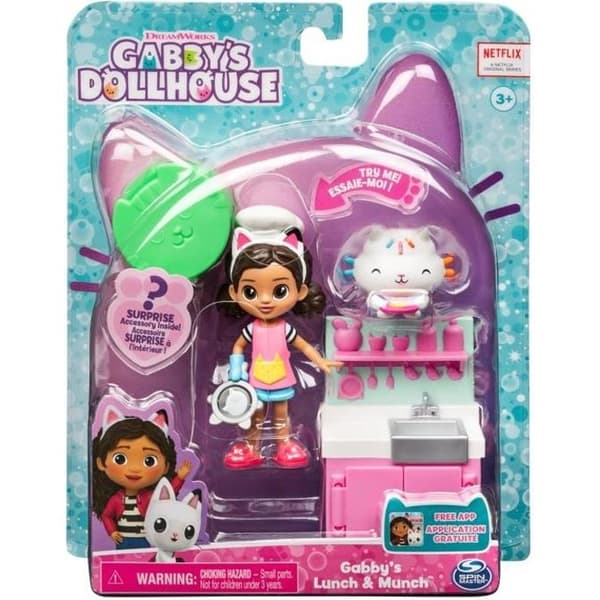 Spin Master 6066483 Gabby's Dollhouse - "Lunch and Munch" köksset