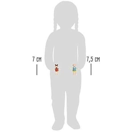 Dockfamilj - Small Foot - 11804 - 6 delar - Flexibel - Noggranna detaljer