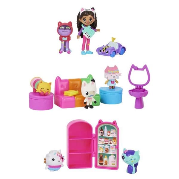 Gabby's Cat Dollhouse set och figurer + överraskningar