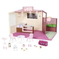 Miniatyrbild 1 av 4: Hem - Lori dockhustillbehör - LO37097C1Z - Café för 15,24 cm dockor - Rosa