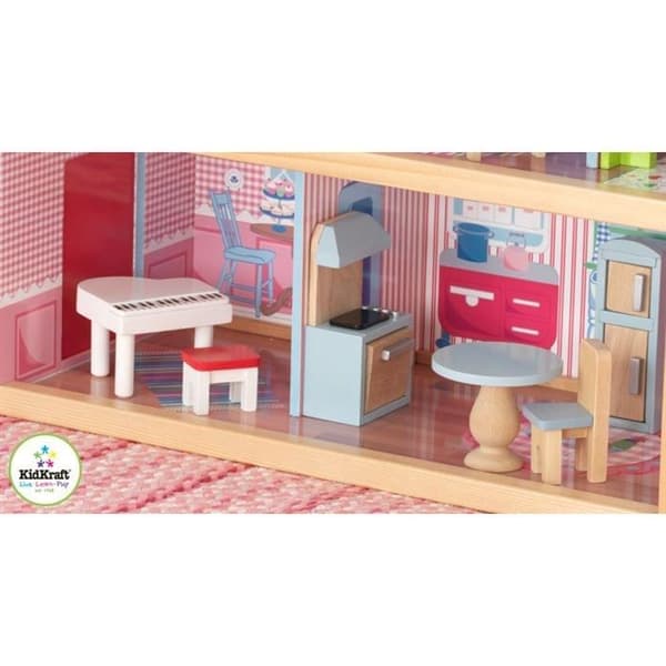 KIDKRAFT Chelsea Dollhouse i 19 delar