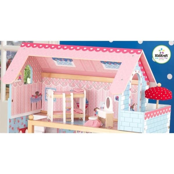 KIDKRAFT Chelsea Dollhouse i 19 delar