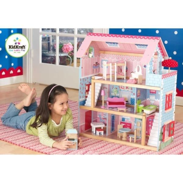 KIDKRAFT Chelsea Dollhouse i 19 delar