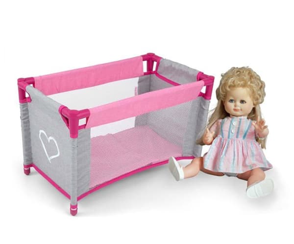 Maison - tillbehör för dockhus Milly Mally - 6139 - Lisa Prestige Docka säng rosa