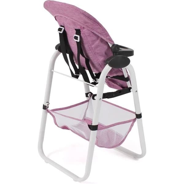 Bayer Chic 2000 655-62 Barnstol för dockor jean rosa