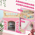 Miniatyrbillede 4 af 9: Trædukkehus, 114.5x32x92.1 cm, Pink