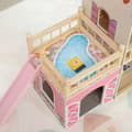 Miniatyrbillede 8 af 9: Trædukkehus, 114.5x32x92.1 cm, Pink