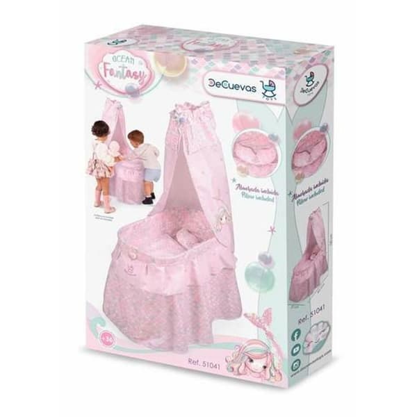 Hus - dockhustillbehör Från cuevas leksaker - 1 - MOISIS Ocean Fantasy Doll Bassinet DeCuevas Toys 504, Flerfärgad