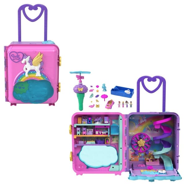 Polly Pocket Dukker Pollyville Resort Roll Away Legesæt