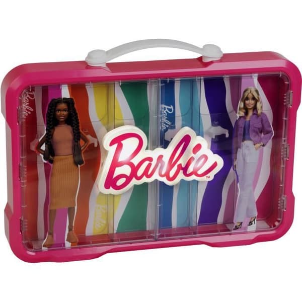 Barbie Display Case - KLEIN - 5808 - Til 6 dukker med lysende lås - Fra 3 år
