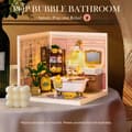 Pikkukuva 4 / 4: DIY Miniatyyrihuoneistopaketti, Spa-kylpyhuonetilanne, Mukautettavat LED-valot, Helppo kokoaminen