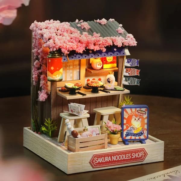 miniatyr dockhus (Sakura Noodles Shop)