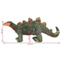 Miniatyrbild 5 av 5: vidaXL Stående leksak stegosaurus plysch grön och orange XXL