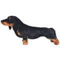 Miniatyrbillede 2 af 5: vidaXL stående tøjdyr gravhund plysstof XXL sort