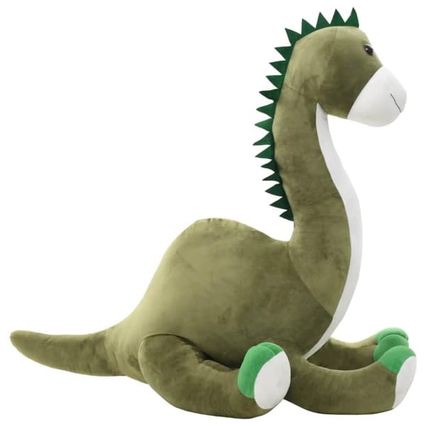 vidaXL tøjdyr brontosaurus plysstof grøn