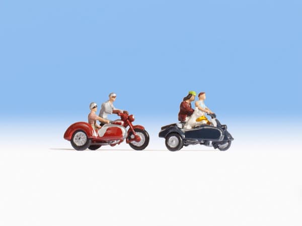 NOCH Motorcyclists, HO (1:87), Flerfarget Flerfarget