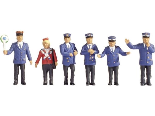 NOCH German Railway Officials, HO (1:87), Flerfarget