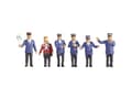 Miniatyrbilde 5 av 5: NOCH German Railway Officials, HO (1:87), Flerfarget