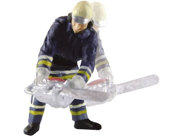 Viessmann H0 Brandman med motorsåg Målad, stående