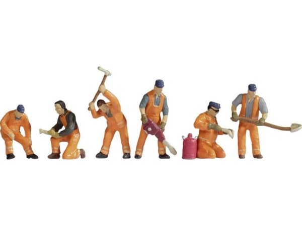 NOCH Railway Construction Group, N (1:160), Flerfarget, 6 stykker
