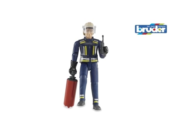 Bruder Fireman with accessories toy