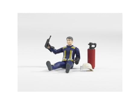Bruder Fireman with accessories toy