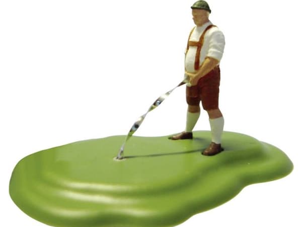 Viessmann H0 Man måste bara göra det. Målad, stående