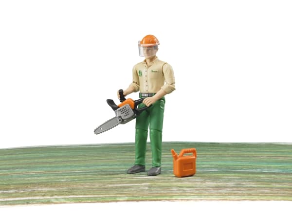 Bruder Forestry worker with accessories toy