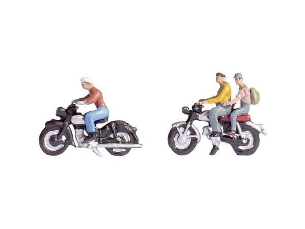 NOCH Motorcyclists, N (1:160), Multifärg