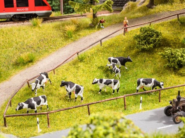NOCH Cow Pasture, HO (1:87), Svart, Vit
