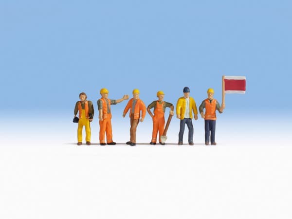 NOCH Track Workers, N (1:160), Blå, Orange, Gul Blå, Orange, Gul