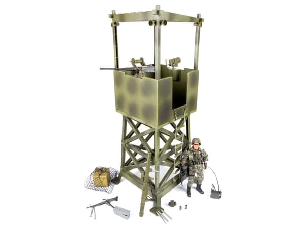 Militær Udkigstårn 1:6 med Action Figur 30,5cm 1:6