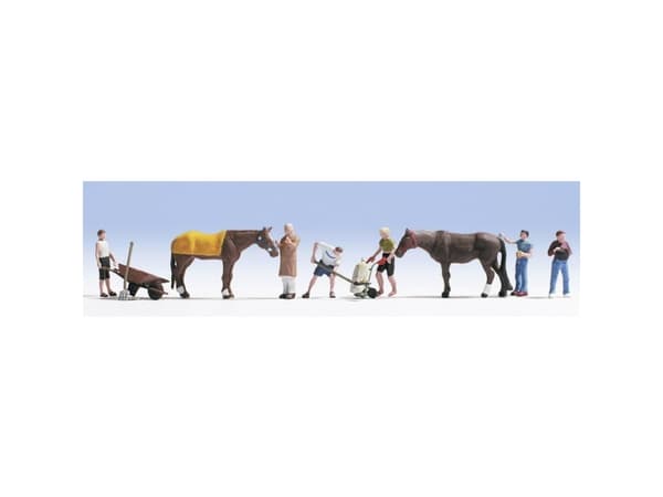 NOCH Stable Work, HO (1:87), Multifärg