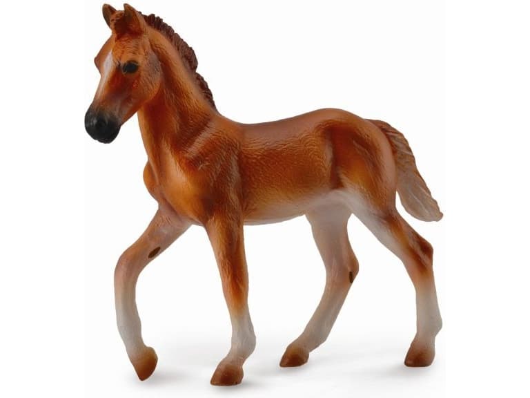 Collecta figurine Peruvian horse Paso, foal in chestnut color (88751)