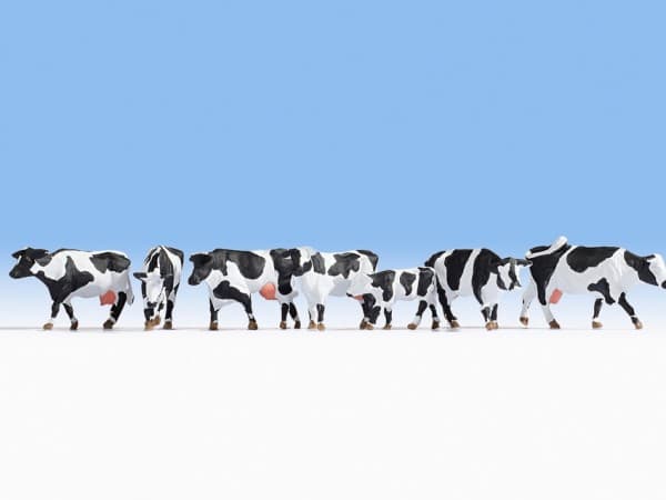 NOCH Cows, HO (1:87), Sort, Hvit Sort, Hvit