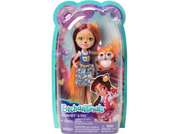 Enchantimals FELICITY FOX DOLL, Motedukke, Jente, 4 år, Jente, 170 mm, Flerfarget
