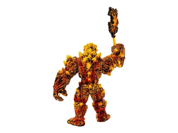 Schleich Lava golem with weapon