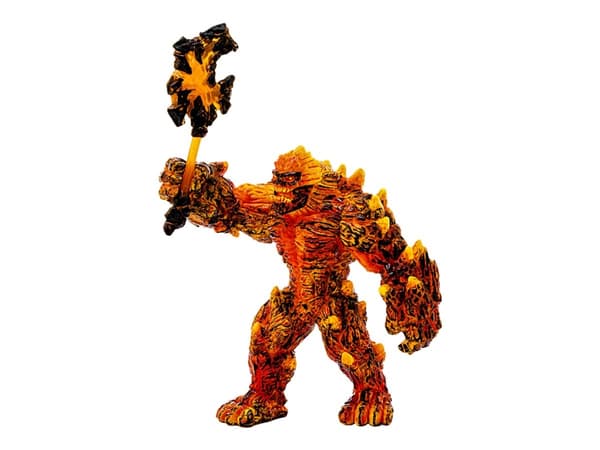 Schleich Lava golem with weapon