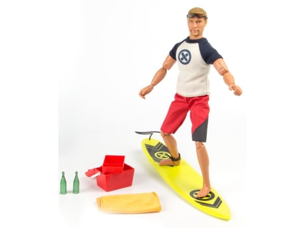Action Figur som står på ski med tilbehør 30,5cm - Assorted
