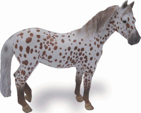 Collecta mare british spotted pony figurine chestnut leopard (88750)